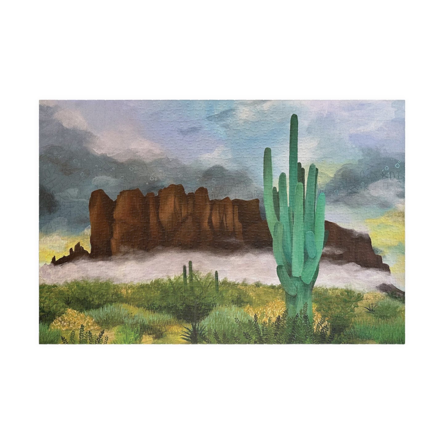 “Sunrise Storm Over the Superstitions” Puzzle (110, 252, 520, 1014-piece)