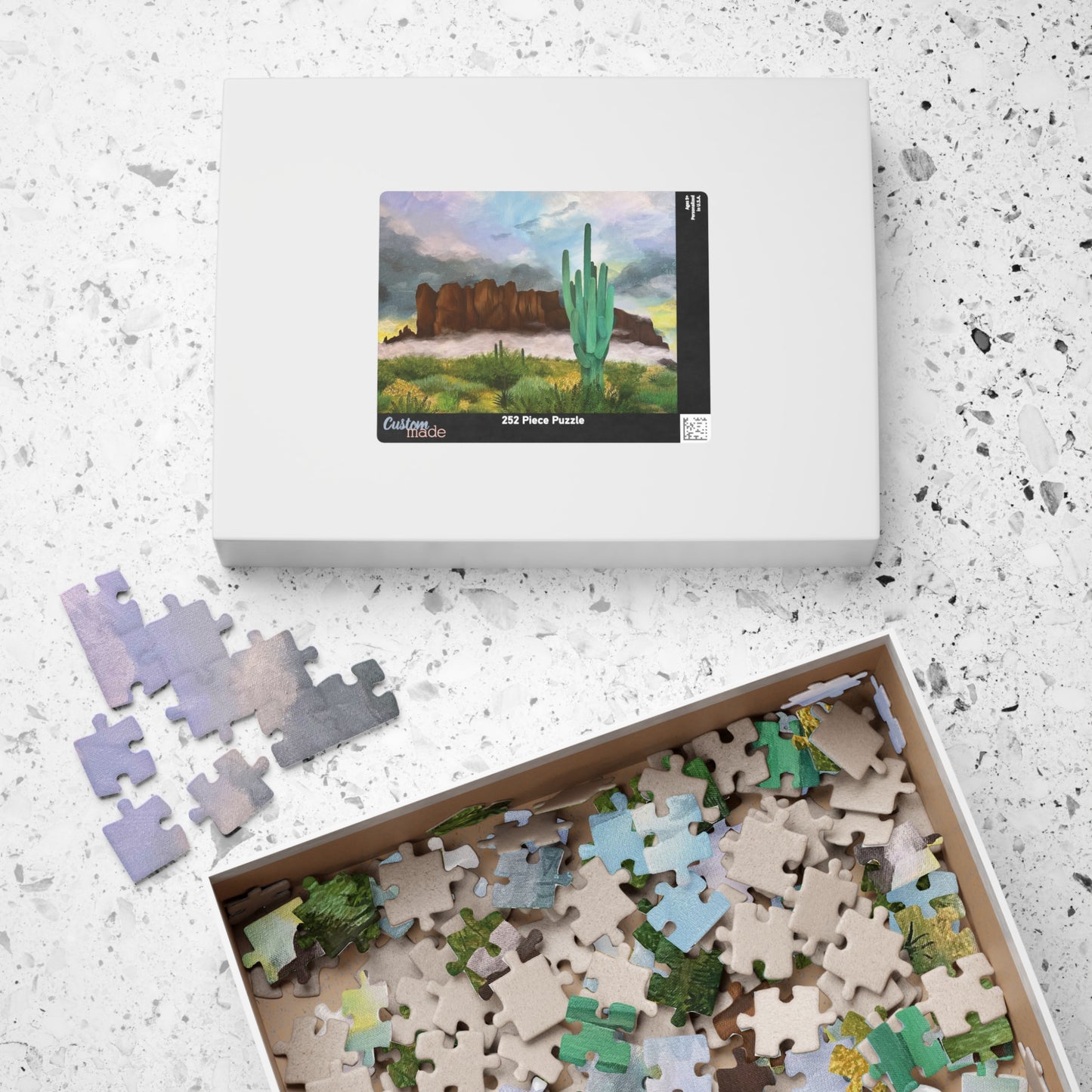 “Sunrise Storm Over the Superstitions” Puzzle (110, 252, 520, 1014-piece)