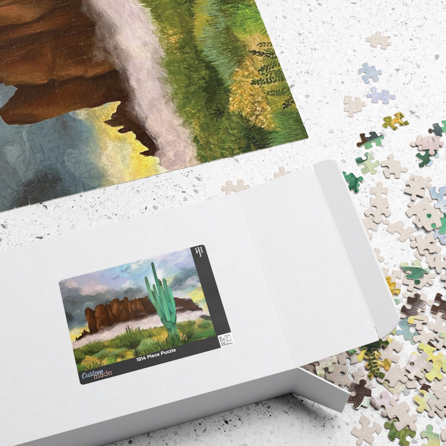 “Sunrise Storm Over the Superstitions” Puzzle (110, 252, 520, 1014-piece)