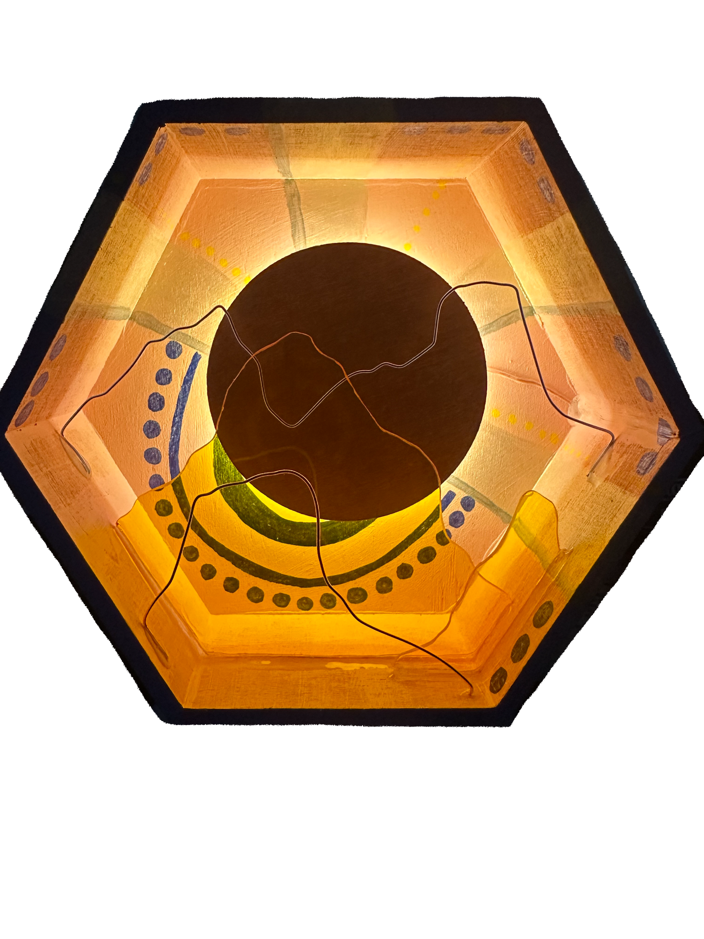 “Daytime Eclipse” Illuminated Shadowbox