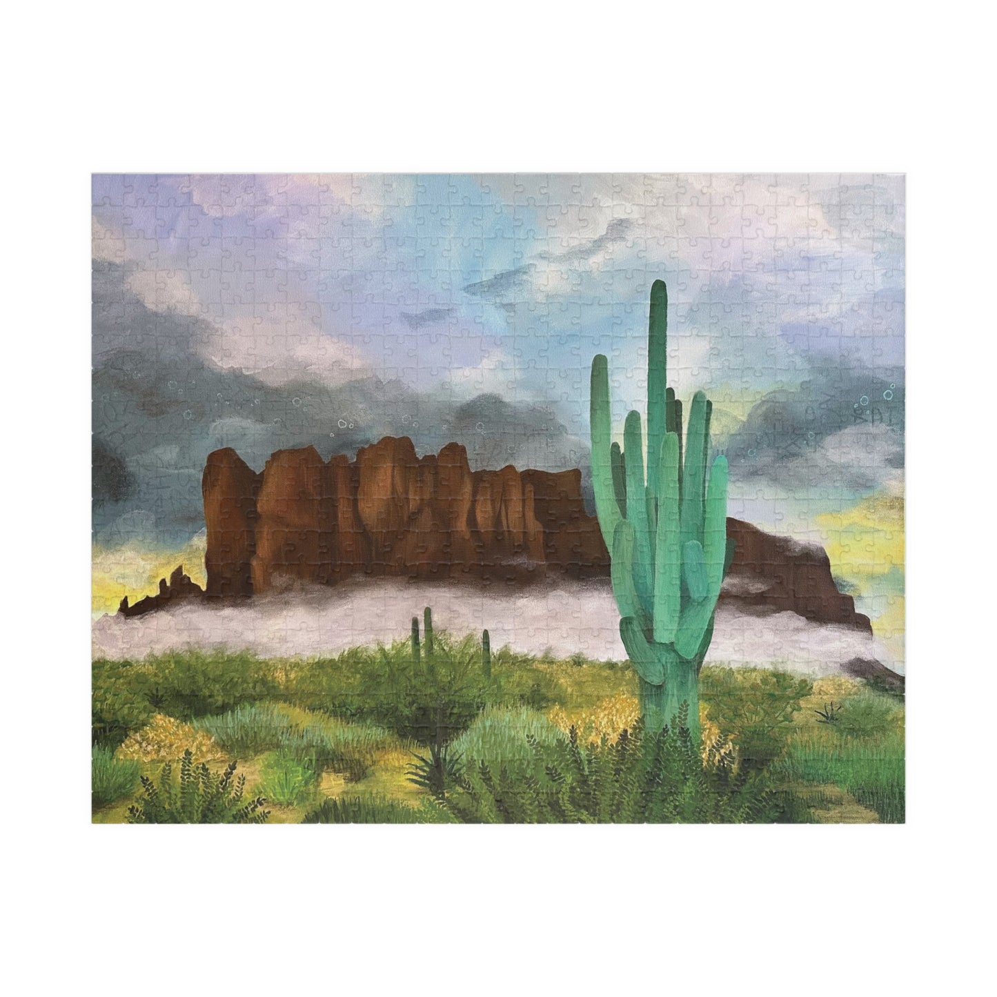 “Sunrise Storm Over the Superstitions” Puzzle (110, 252, 520, 1014-piece)