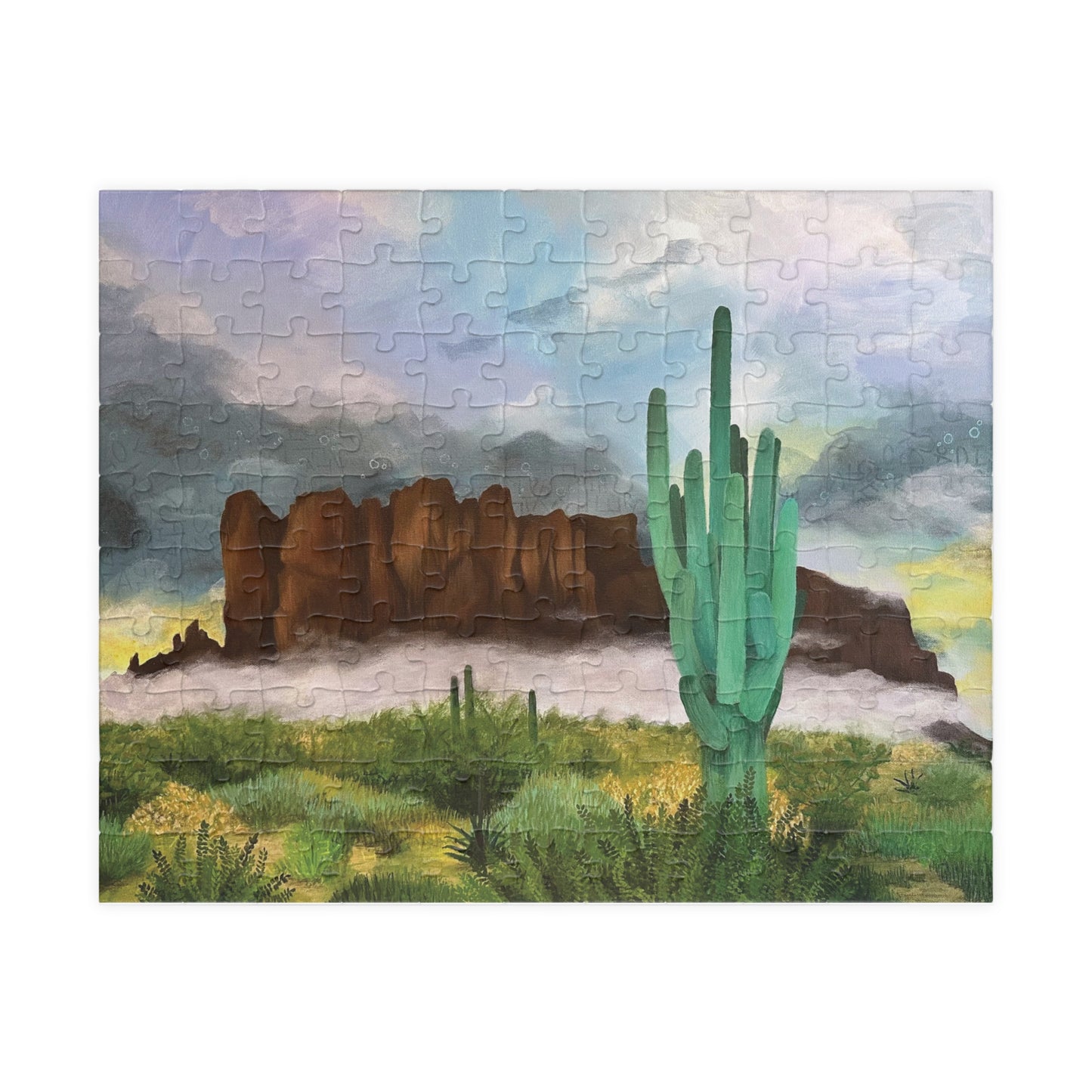 “Sunrise Storm Over the Superstitions” Puzzle (110, 252, 520, 1014-piece)