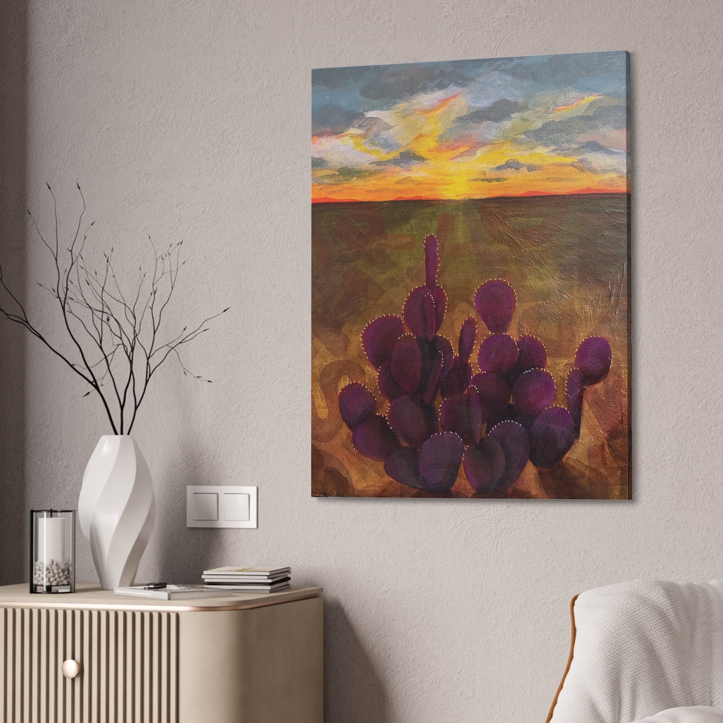 "Even the Earth Bows” Open Edition Canvas Print