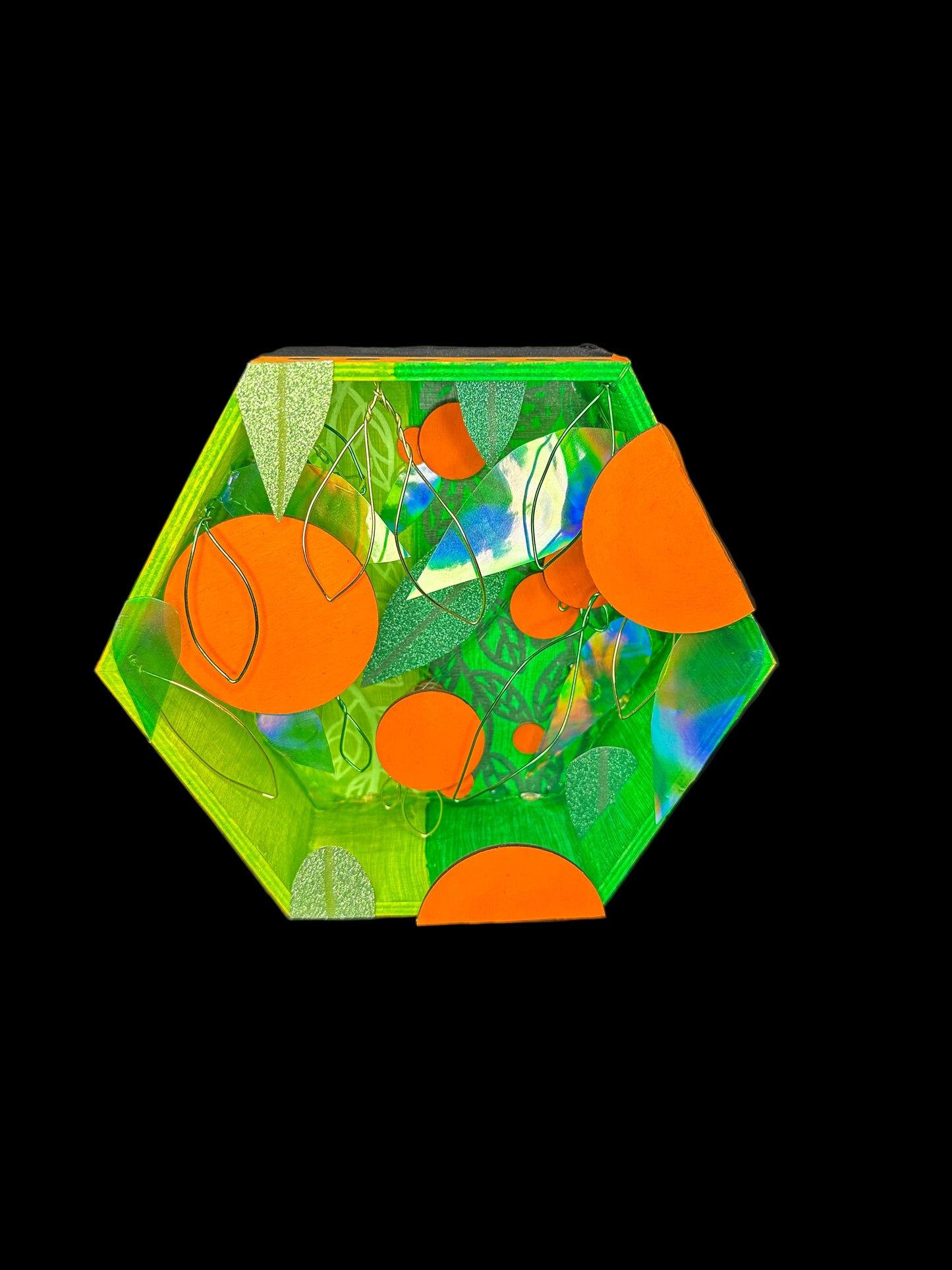 “Oranges” Illuminated Shadowbox