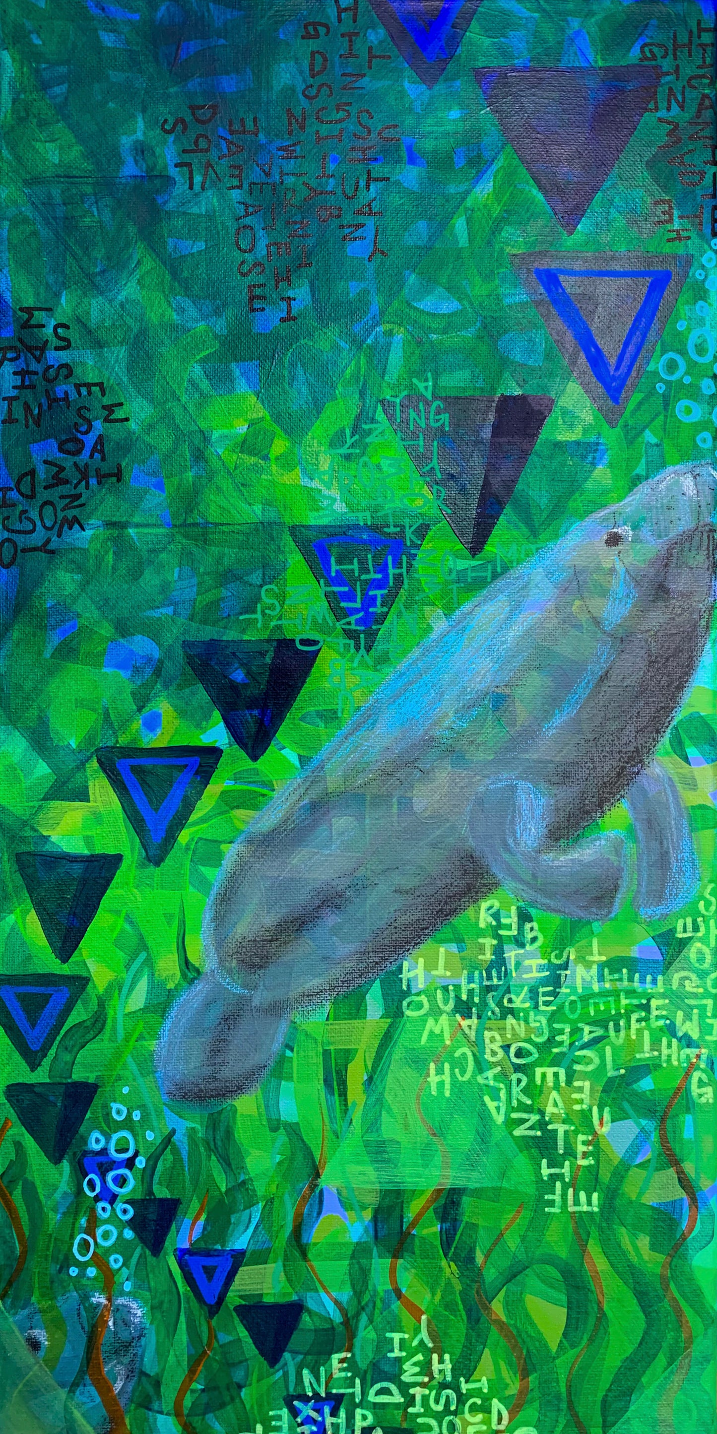 “Manatee” Open Edition Print 5” x 10”