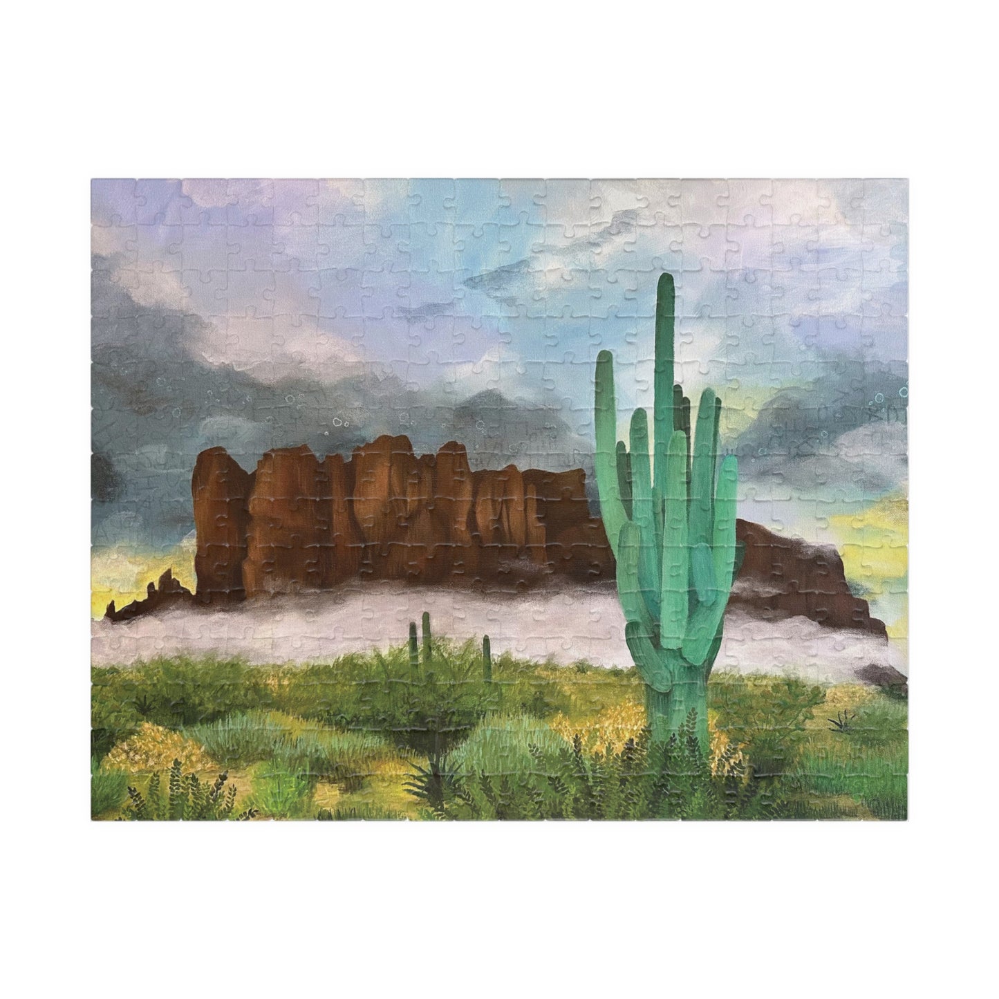 “Sunrise Storm Over the Superstitions” Puzzle (110, 252, 520, 1014-piece)