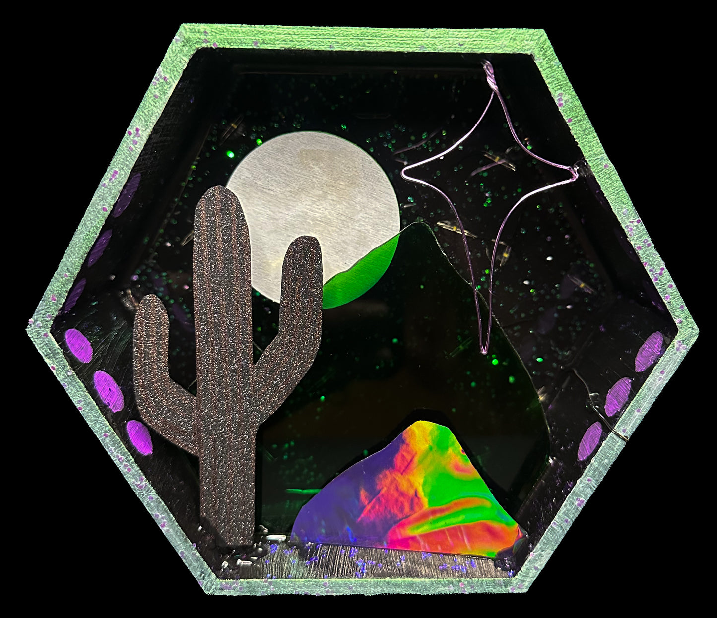 “As Many as the Stars” Illuminated Shadowbox