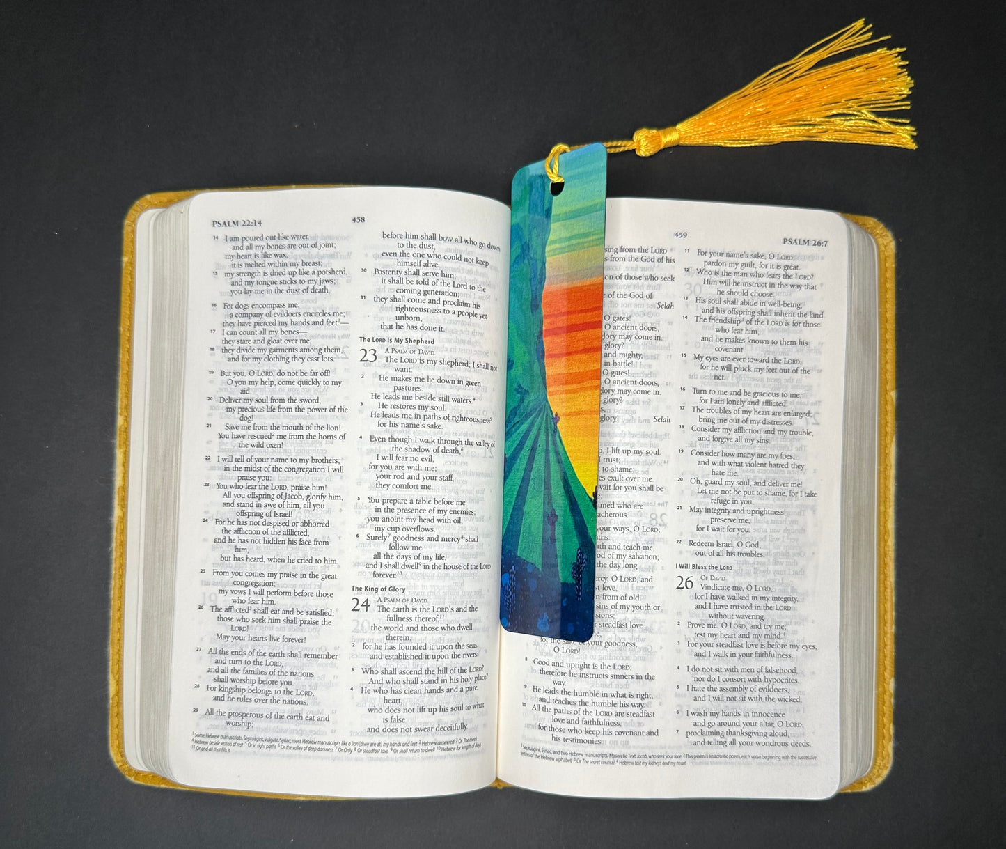 "At the End" Print Bookmark