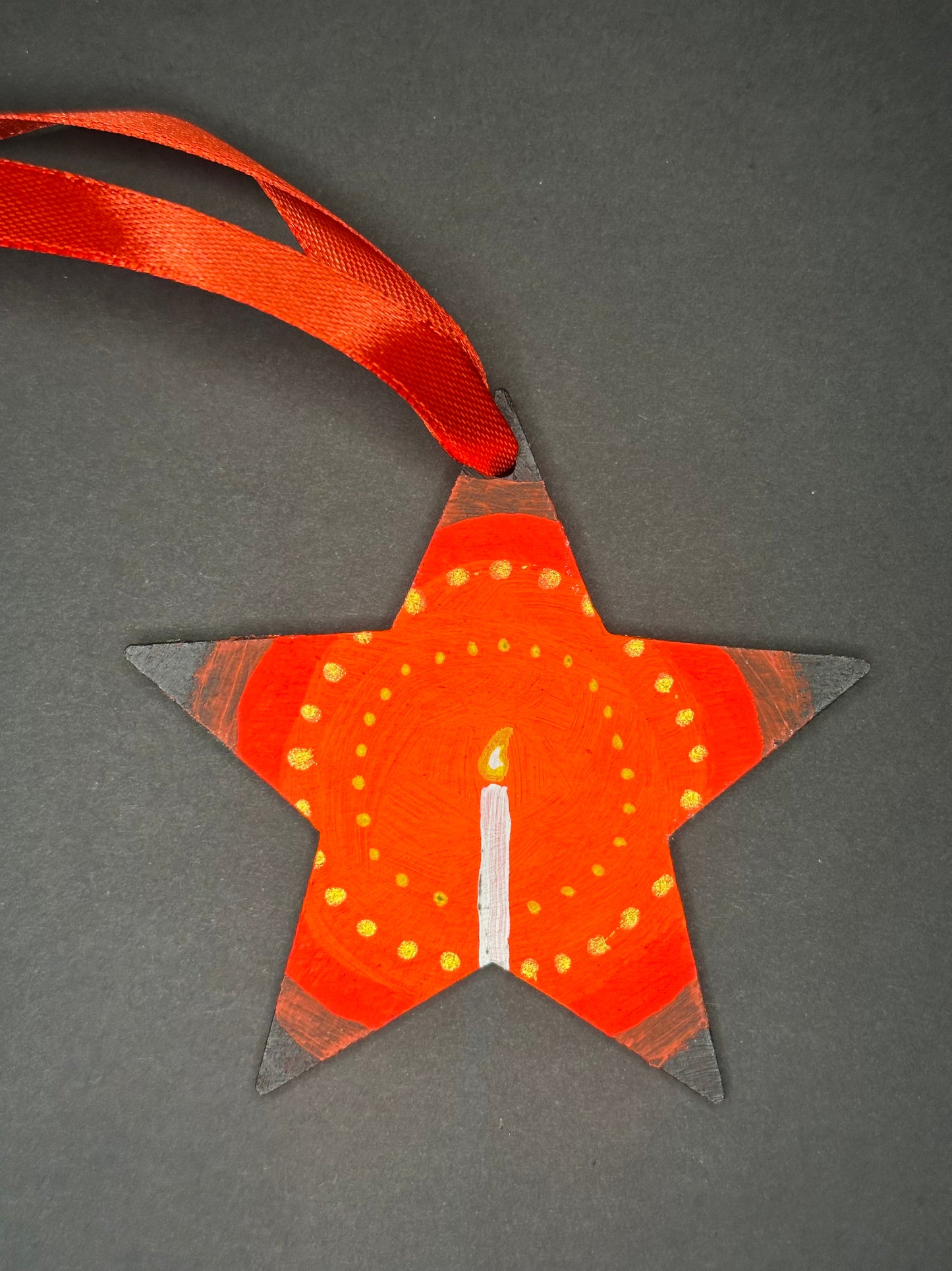 Candle Star Ornament