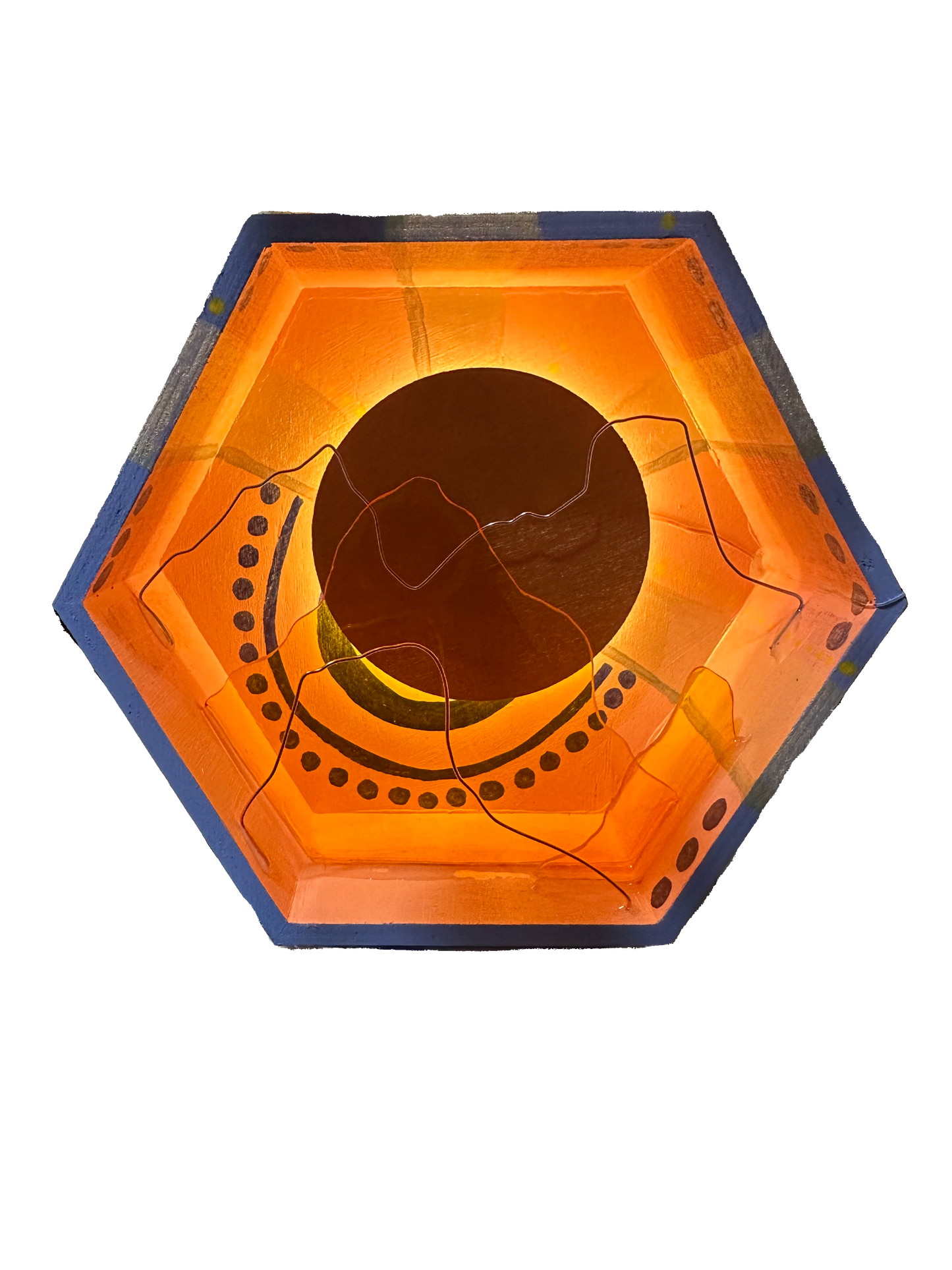 “Daytime Eclipse” Illuminated Shadowbox