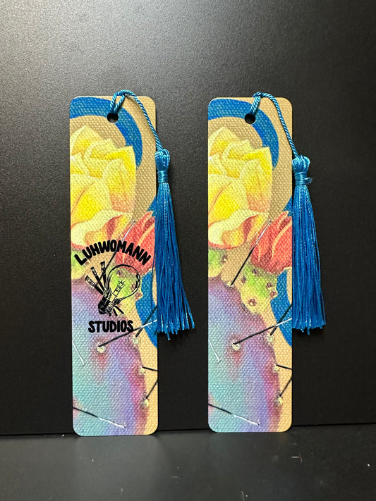 Marcapáginas de letra grande "Spines and Blooms" pt.2