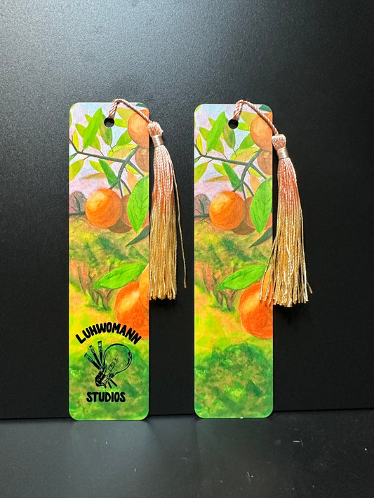 Marcapáginas de letra grande "Orange Grove"