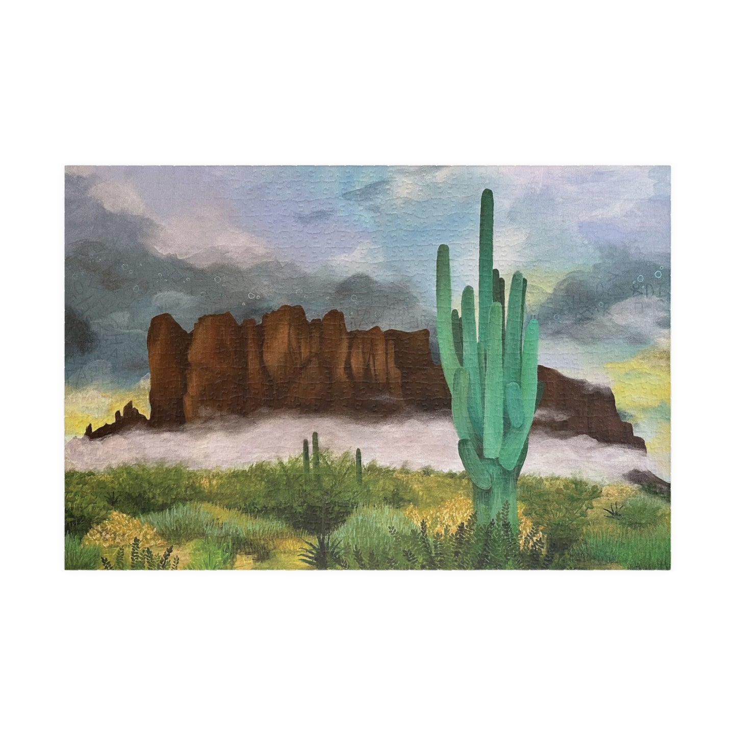 “Sunrise Storm Over the Superstitions”  Puzzle (110, 252, 520, 1014-piece)