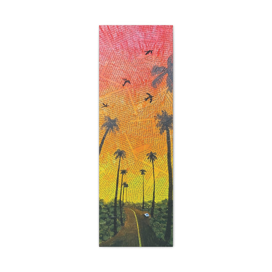"Palm Drive" Open Edition Canvas Print