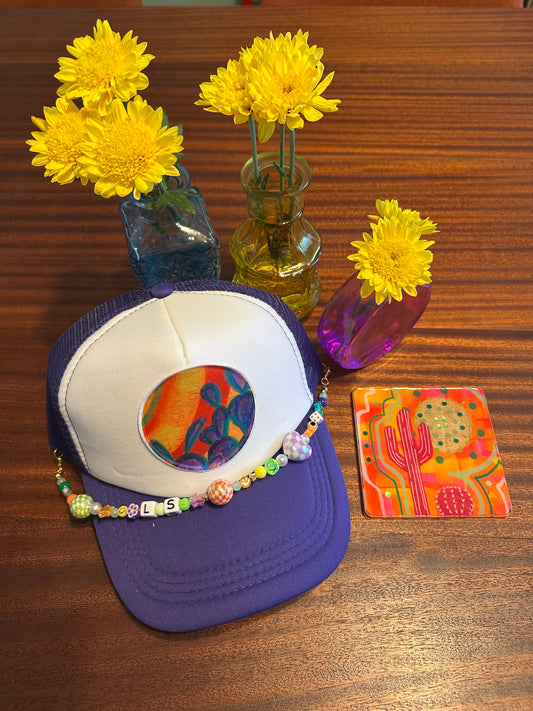 Purple Trucker