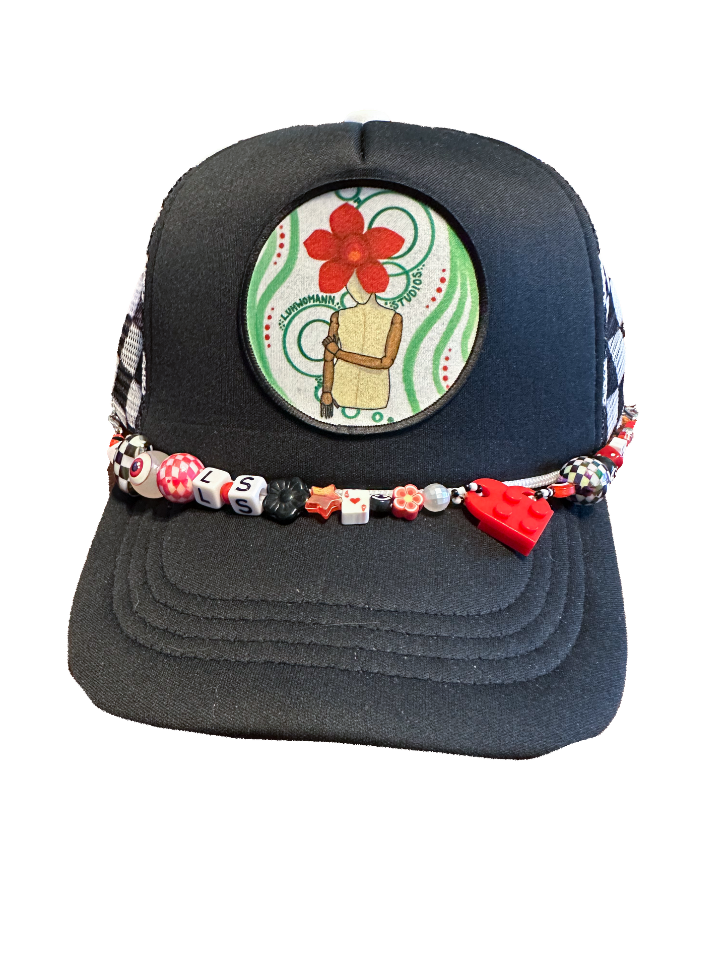 Black Check Trucker