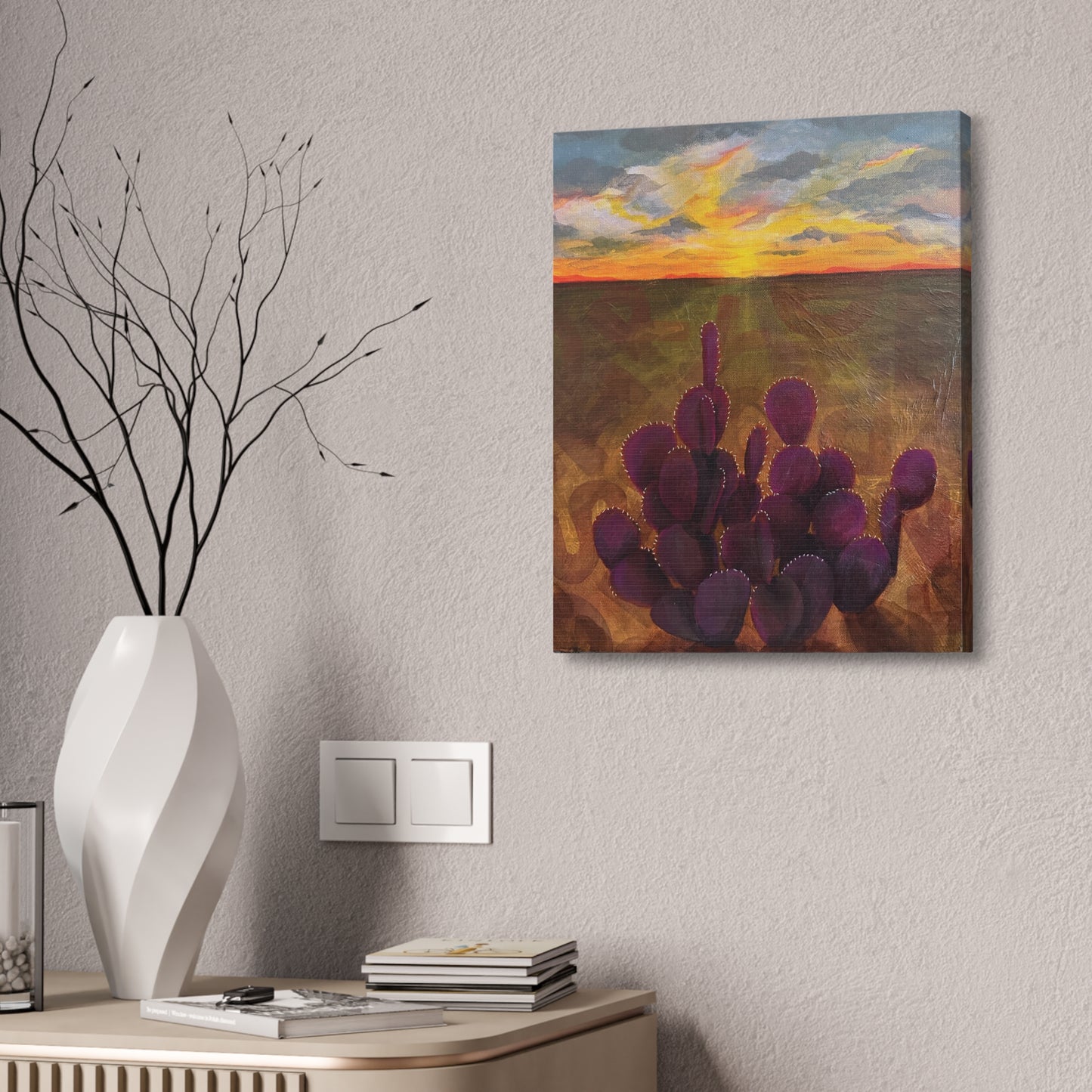 "Even the Earth Bows” Open Edition Canvas Print