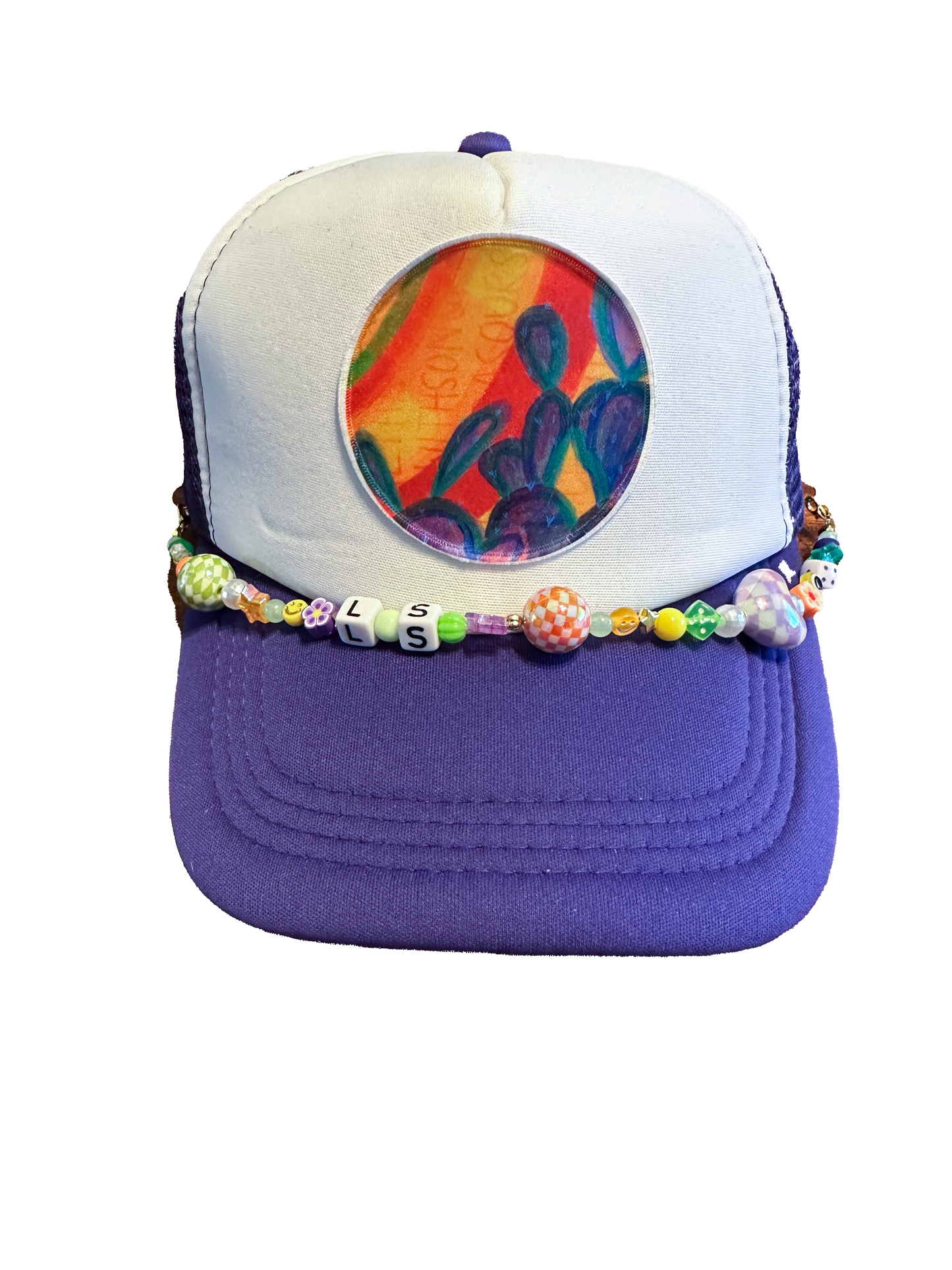 Purple Trucker