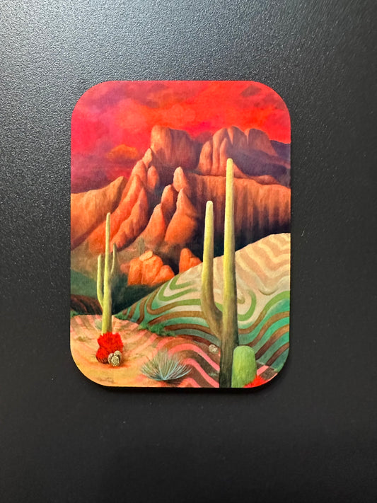 Imán "Abrazando la tormenta"