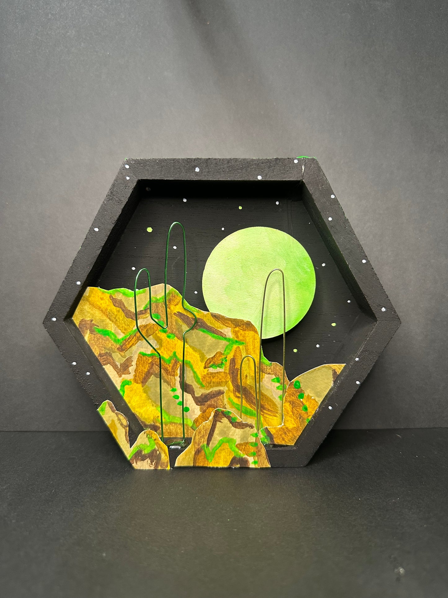Caja de luz iluminada “Neon Moon #2”