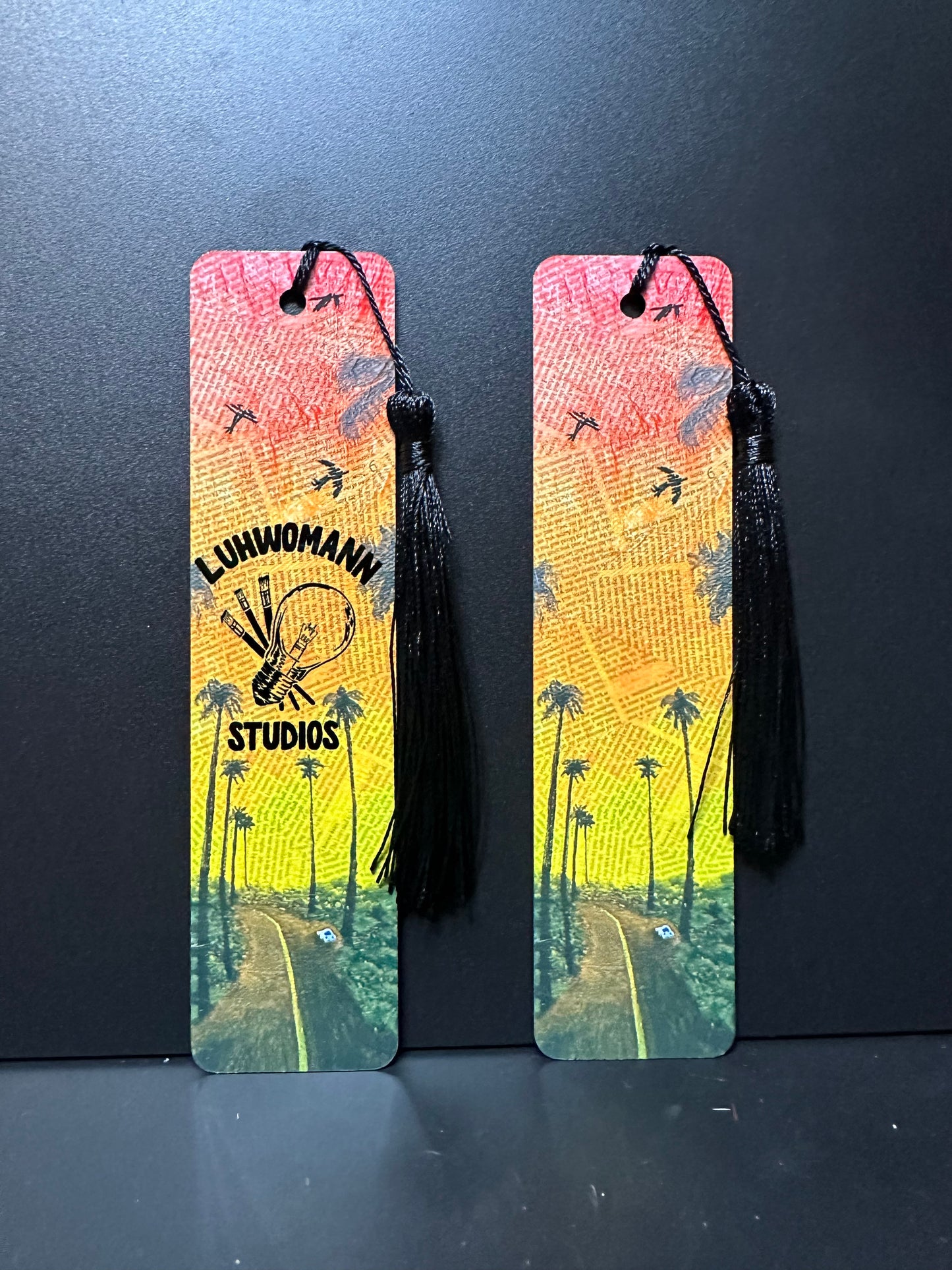 "Palm Drive" Marcador de letra grande