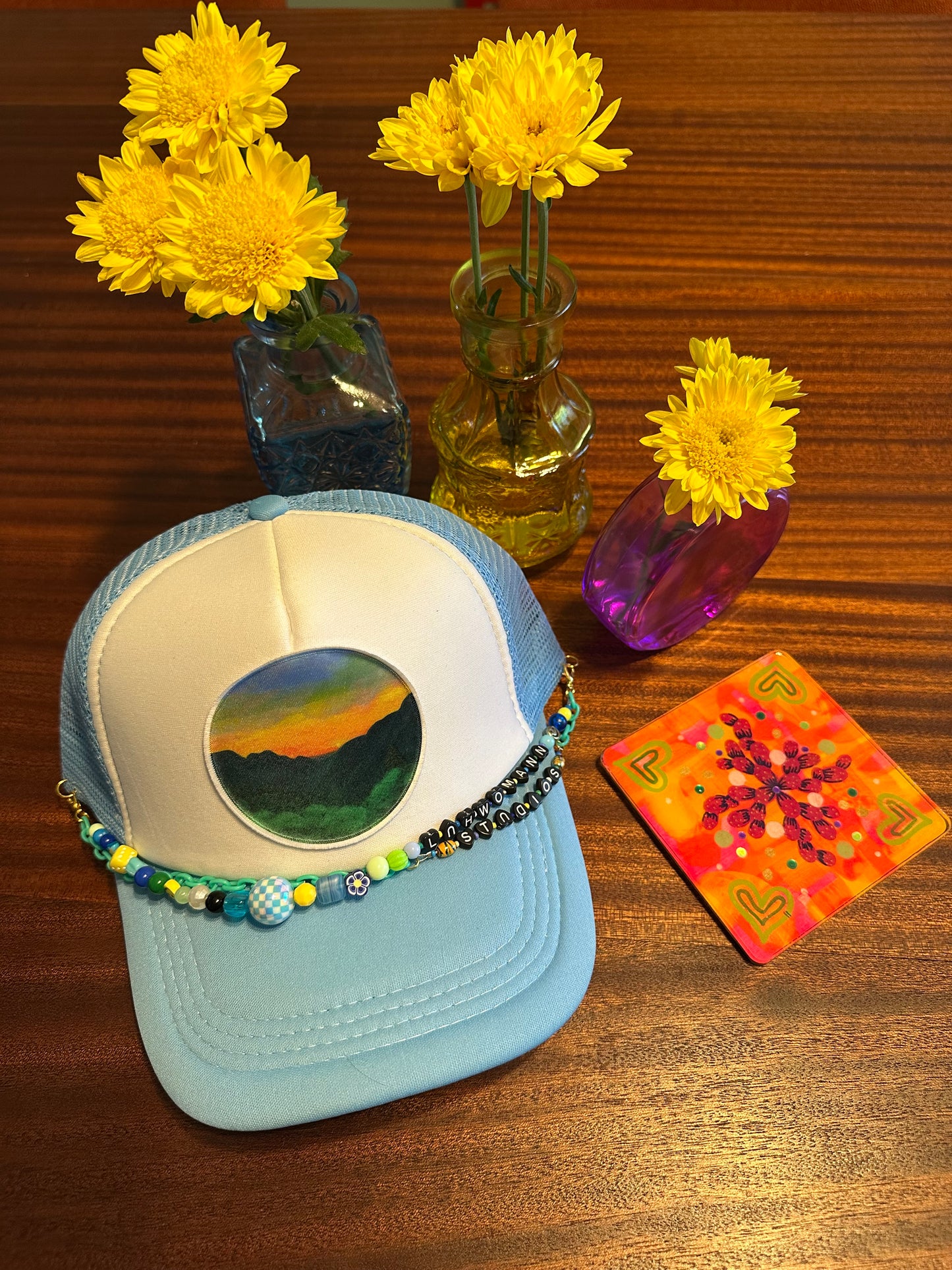 Light Blue Trucker
