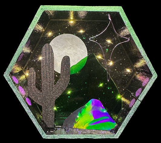 “As Many as the Stars” Illuminated Shadowbox