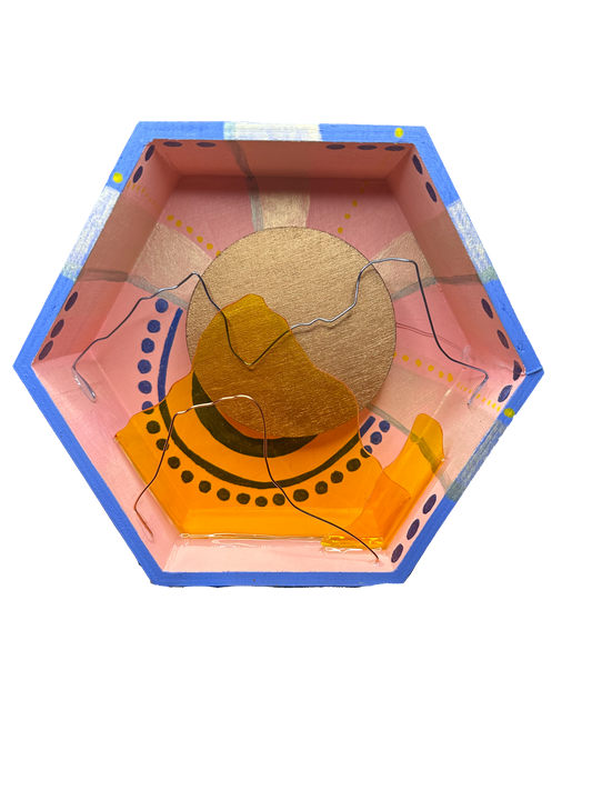 “Daytime Eclipse” Illuminated Shadowbox