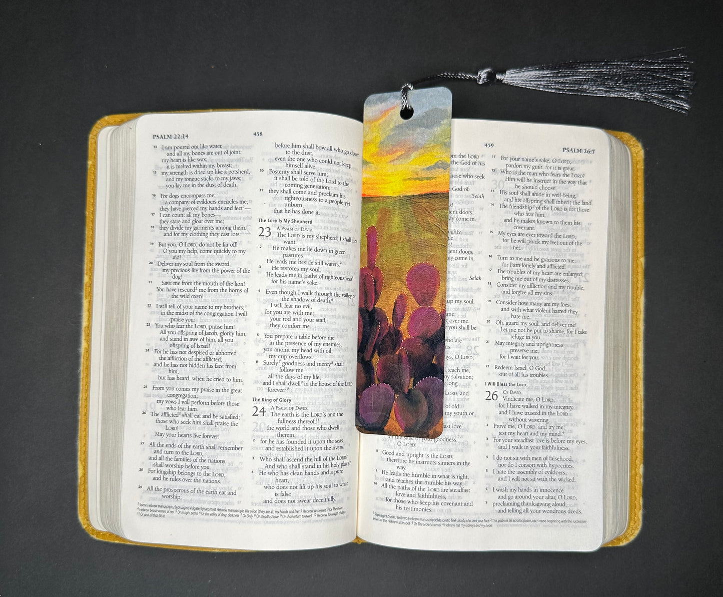 "Even the Earth Bows" Print Bookmark