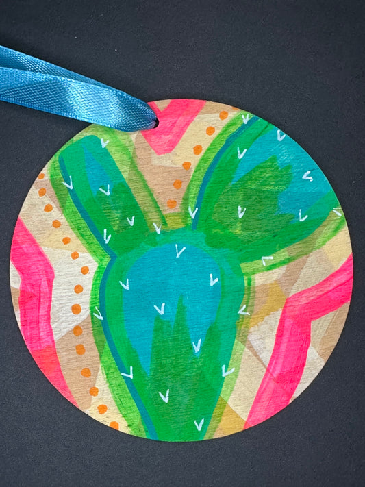 Bright Prickly Pear Ornament