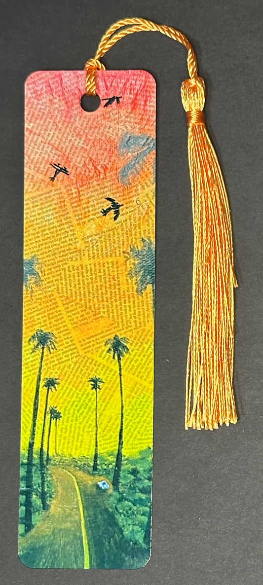 "Palm Drive" Print Bookmark