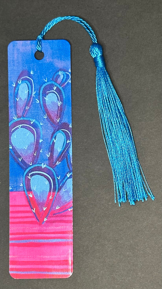 "Purple Prickly Pear" Print Bookmark